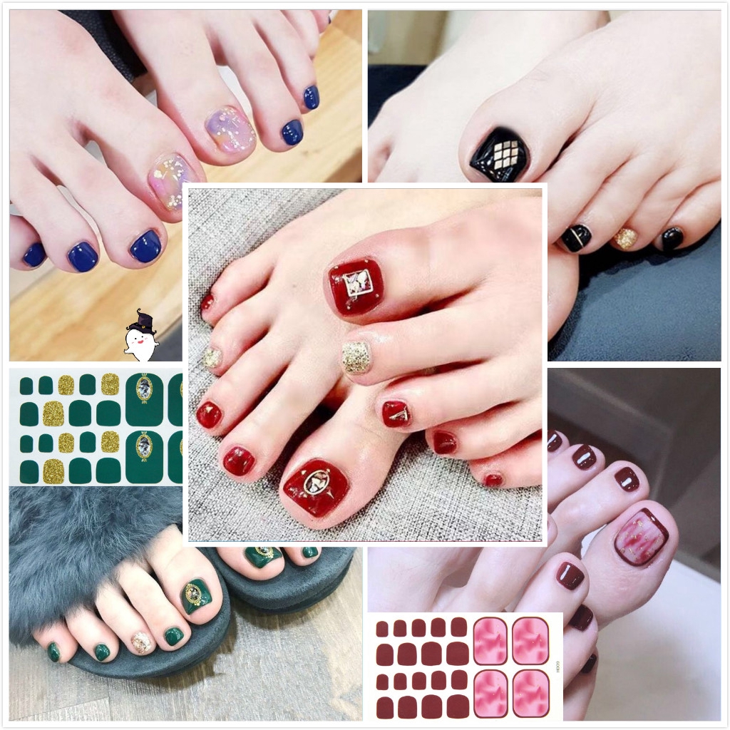 Bộ Móng Tay Giả Kiểu Pháp Đính Đá Trang Trí Tiệc Cưới