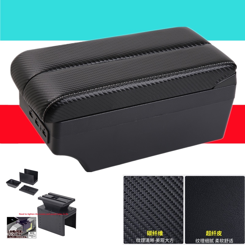 Hộp tỳ tay ô tô, bệ tỳ tay dùng chung cho các dòng xe có cổng sạc usb tiện lợi, có đủ màu đen, kem, ghi