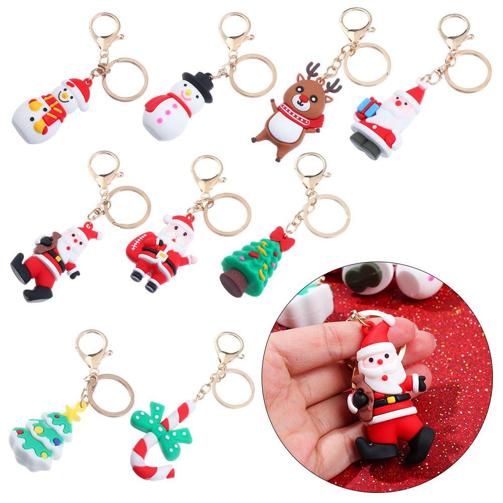 MAG Móc Khóa Hình Ông Già Noel Hoạt Hình Dễ Thương