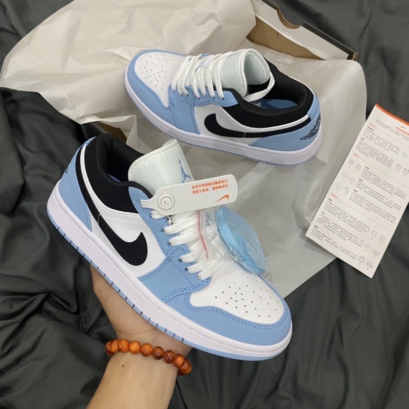 GIÀY JD1 LOW UNC WHITE BLUE LAI AU