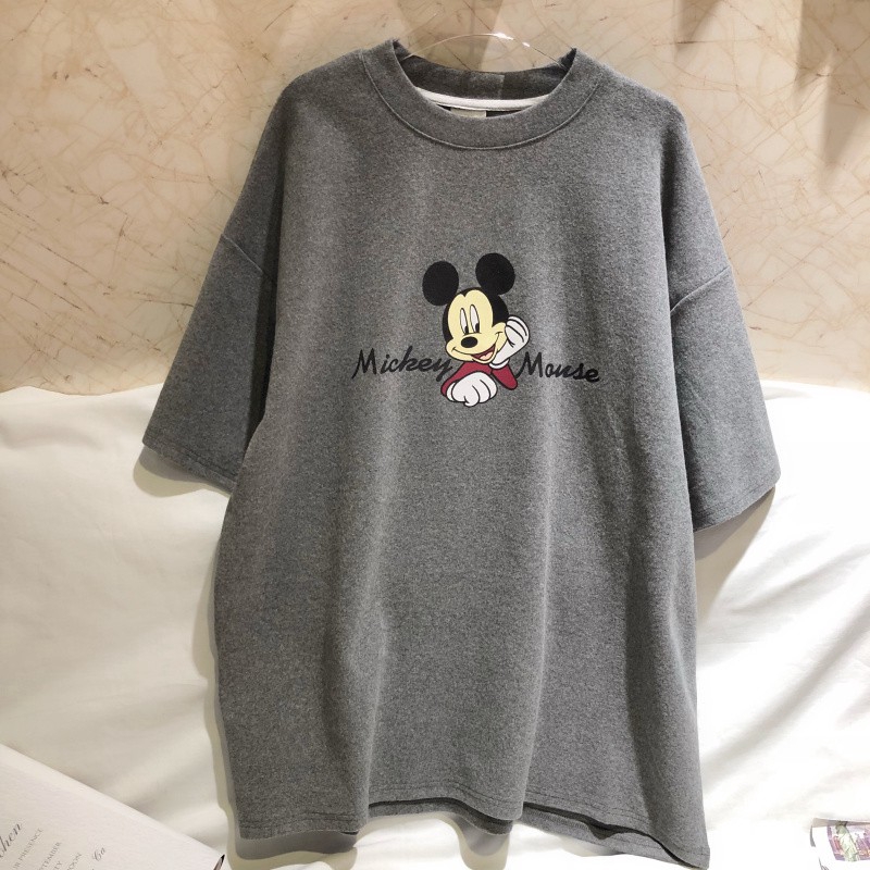 Áo thun in hình chuột mickey thời trang Hàn 2020 dành cho nữ