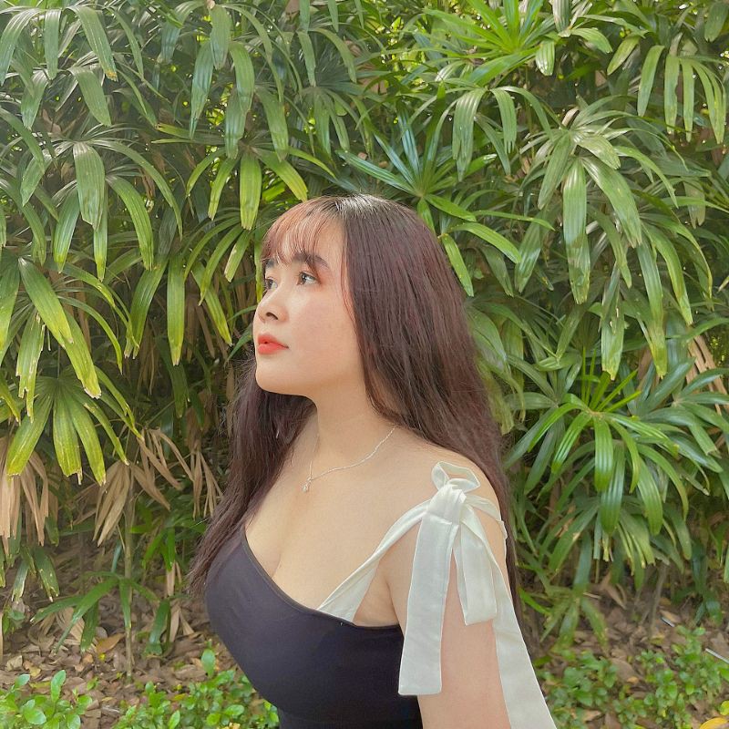 Đầm 2 dây nơ bigsize