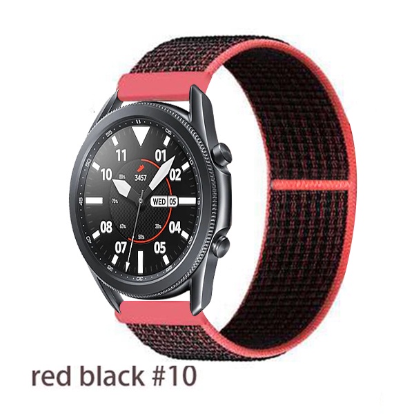 Dây Nylon 20mm 22mm Cho Đồng Hồ Thông Minh Samsung Galaxy Watch 3 45mm / 46mm / 42mm / Active 2 S3 Frontier Huawei GT 2 / 2e / pro