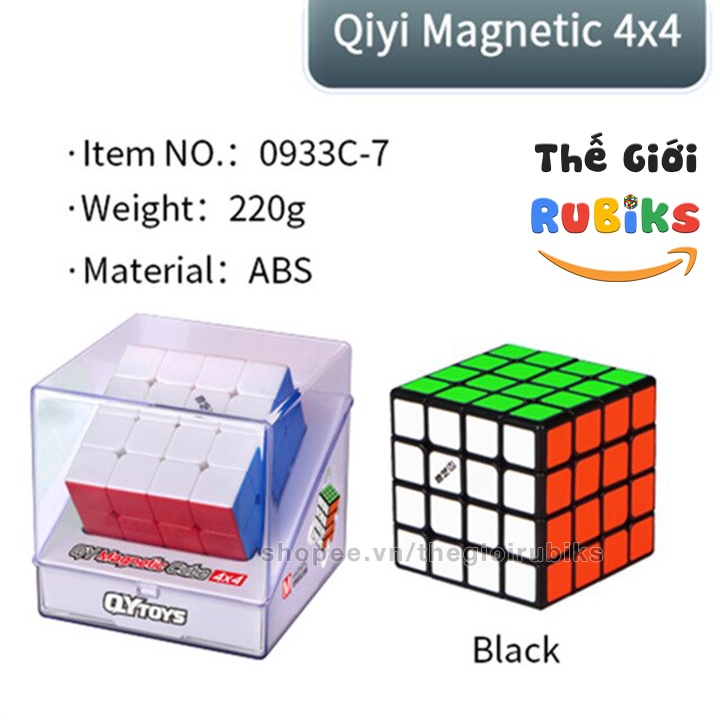 Set 5 Khối Rubik QiYi MS Series 2x2, 3x3, 4x4, 5x5, Pyraminx Magnetic Có Nam Châm Đồ Chơi Thông Minh.