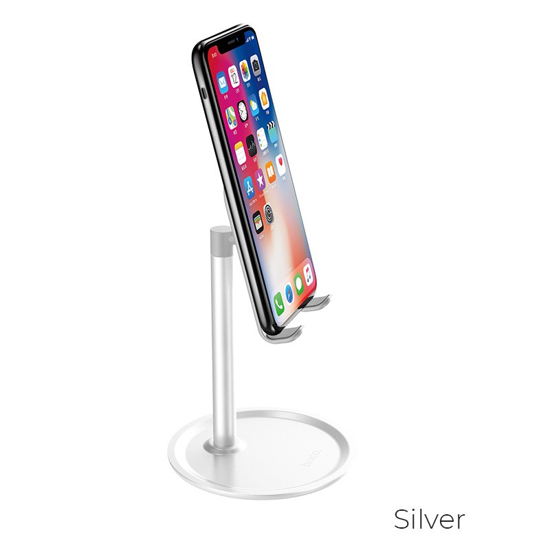 Giá Đỡ Điện Thoại Hoco PH15 Hợp Kim Nhôm, Dùng Trên Bàn Làm Việc - BH 3 Tháng (MÀU SẮC NGẪU NHIÊN) - Hưng Long PC