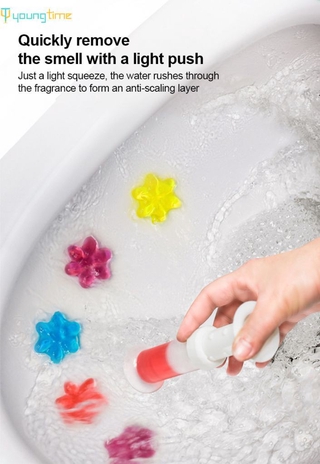 youngtime toilet flower gel 11 Gel Toilet vệ sinh Khử Mùi Vệ Sinh Toilet Tiện Dụng Chất Lượng Cao khử mùi youngtime