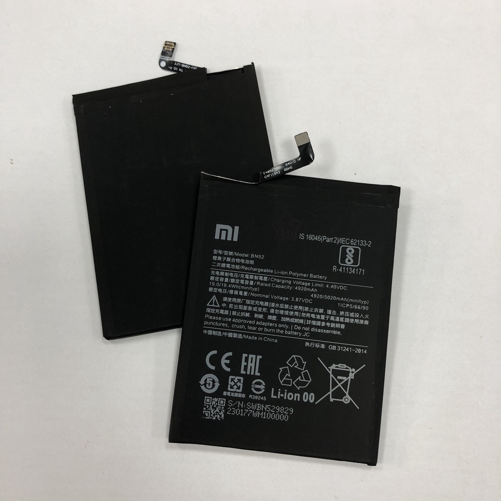 Pin Xiaomi Redmi Note 9 Pro, BN52