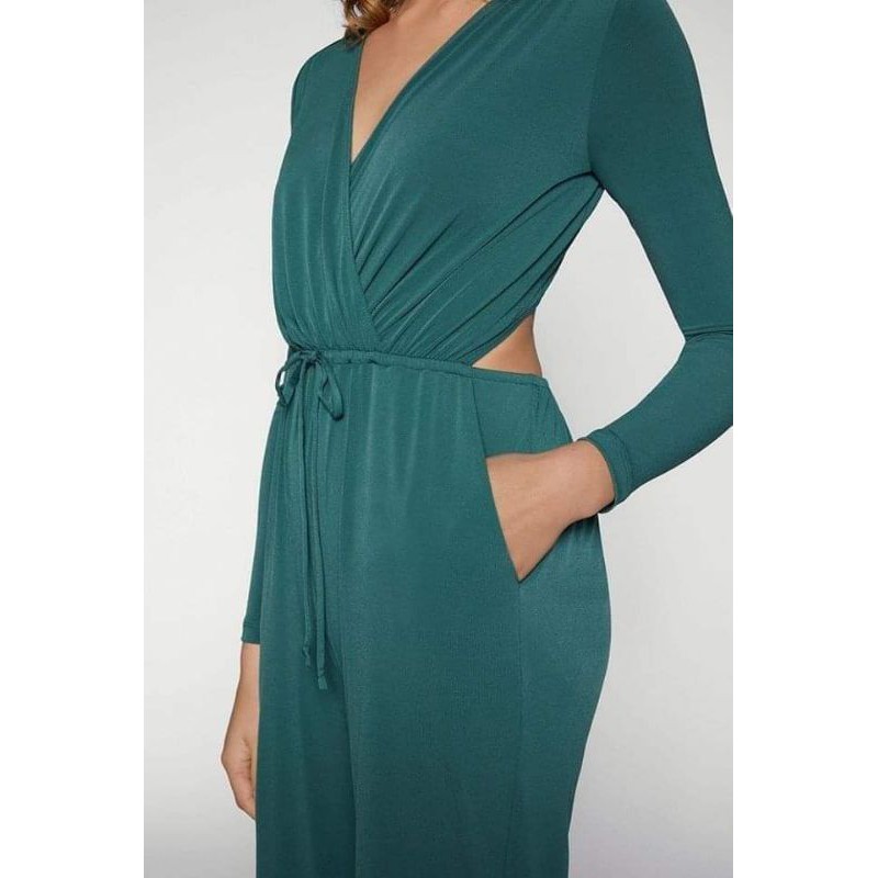 Jumpsuit BCBG thun khoét eo