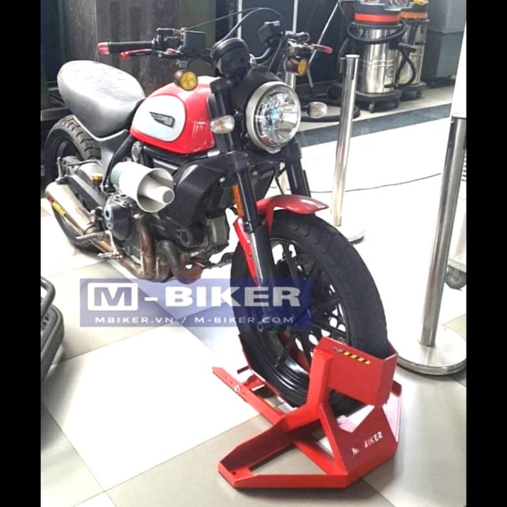 Ben nâng xe moto kẹp bánh trước, sau Mbiker mã số Mb118 Hàng chính hãng
