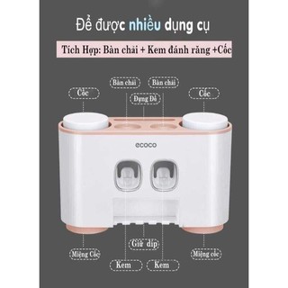 ( HÀNG FUN HỘP ) HỘP NHẢ KEM ECOCO KÈM 4 CỐC