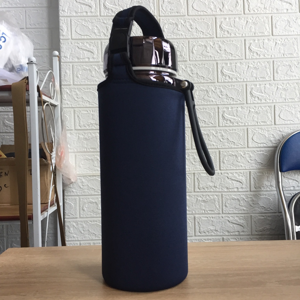 Túi đựng bình nước, túi đựng bình giữ nhiệt 1500ml, 1200m, 1000ml vải chống thấm, chống va đập có quai đeo