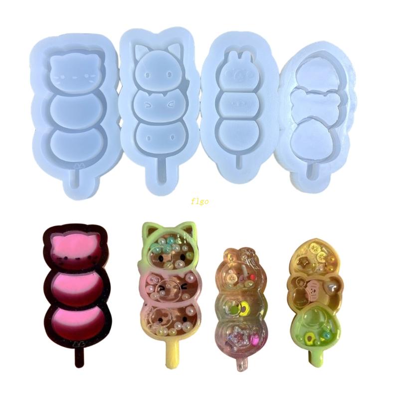 Khuôn Silicone Làm Cát Chảy Resin DIY Dễ Thương Có Thể Tái Sử Dụng