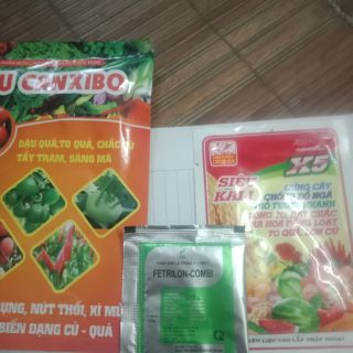Combo 3 gói canxi bo, kali, vi lượng