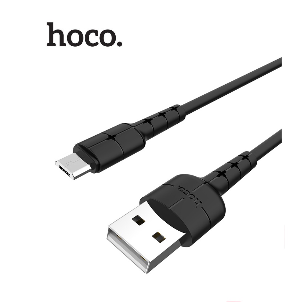 Cáp sạc Hoco X30 Micro đèn Led dây TPE siêu bền dài 1.2M cho Android