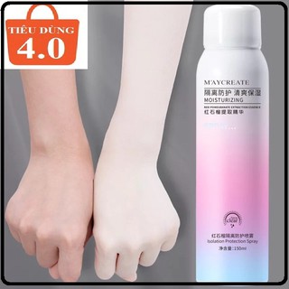 Xịt chống nắng trắng da maycreate 150ml spf35