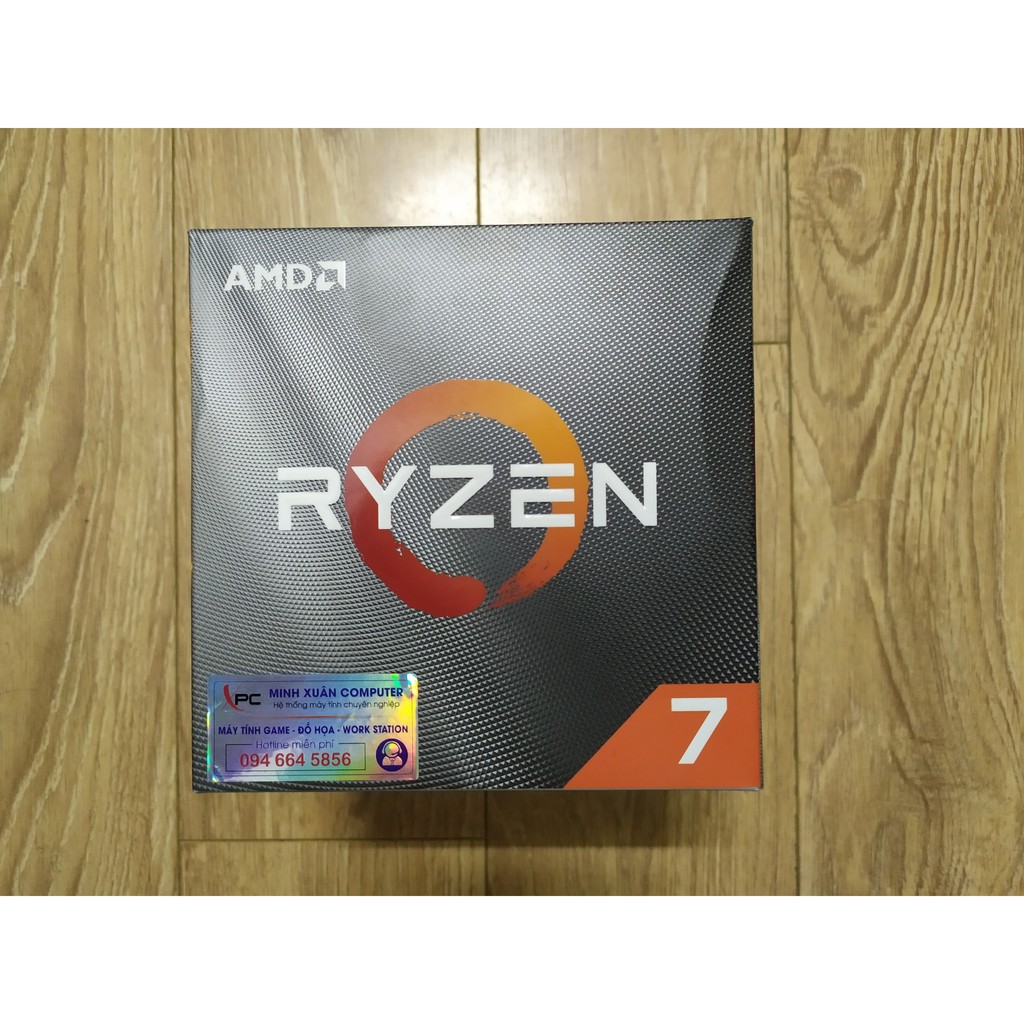 AMD Ryzen 7 3700X (Turbo up to 4.4GHz, 8 nhân 16 luồng, 20MB Cache, 65W) - New
