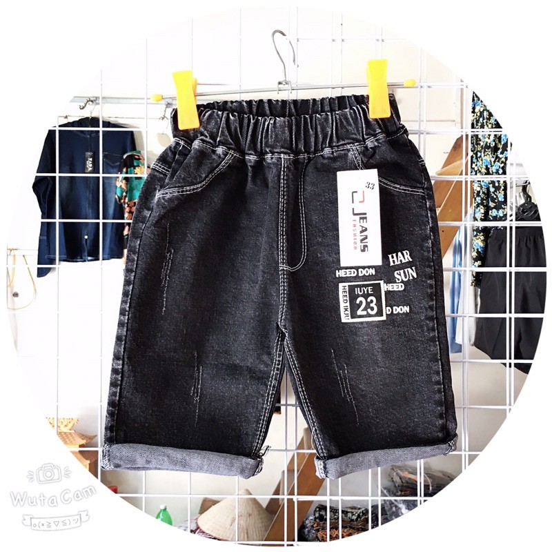 Quần bò ngố_ đùi nam size 12-35kg