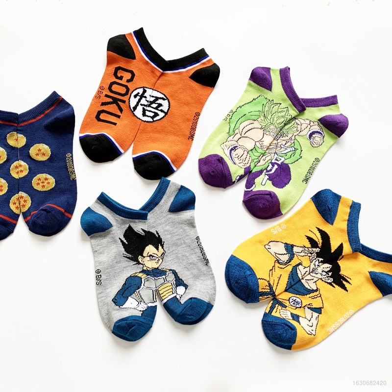 Greet Vớ Thể Thao Họa Tiết Hoạt Hình Dragon Ball Phong Cách Âu Mỹ Thời Trang Mùa Hè Cho Nam Nữ