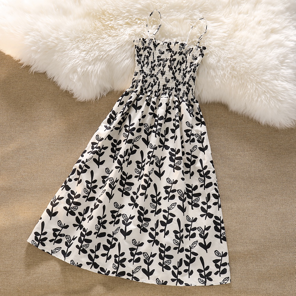 NUZIRO  Áo/ Đầm  2 dây kiểu Pháp thời trang quý phái cho nữ