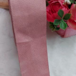 Ruy băng da lộn size 2.5cm và 3.8cm