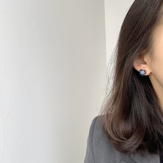 Hoa Tai Đính Đá Trái Tim Thời Trang