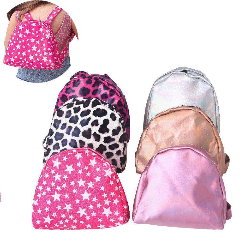 Ba Lô Kim Sa Cầu Vồng 18 Inch Cho Búp Bê