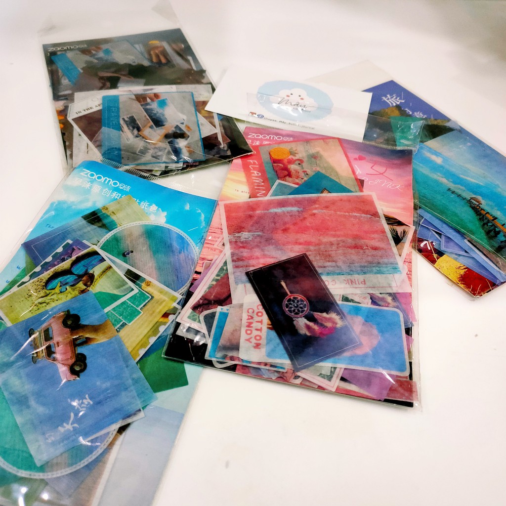 Túi 40 sticker phong cảnh đẹp