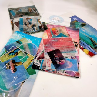 Túi 40 sticker phong cảnh đẹp