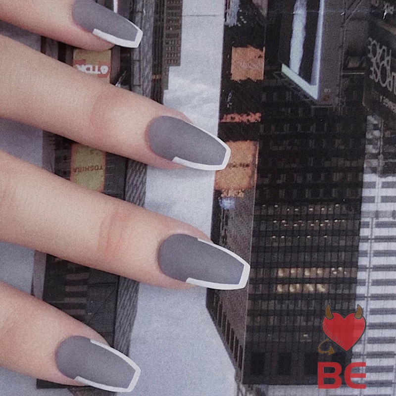 Set 24 móng tay giả trang trí nghệ thuật thời trang cho nữ | BigBuy360 - bigbuy360.vn