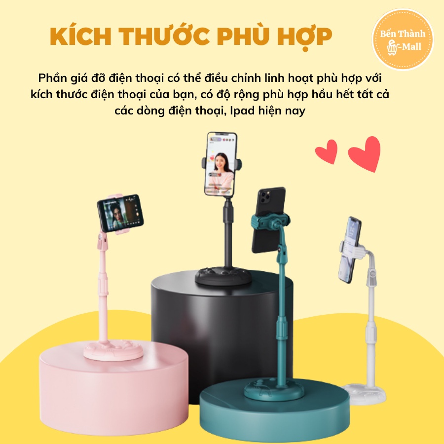 ✈️ [Freeship] GIÁ ĐỠ ĐIỆN THOẠI, IPAD, KẸP ĐIỆN THOẠI LIVESTREAM XOAY 360 ĐỘ TIỆN LỢI