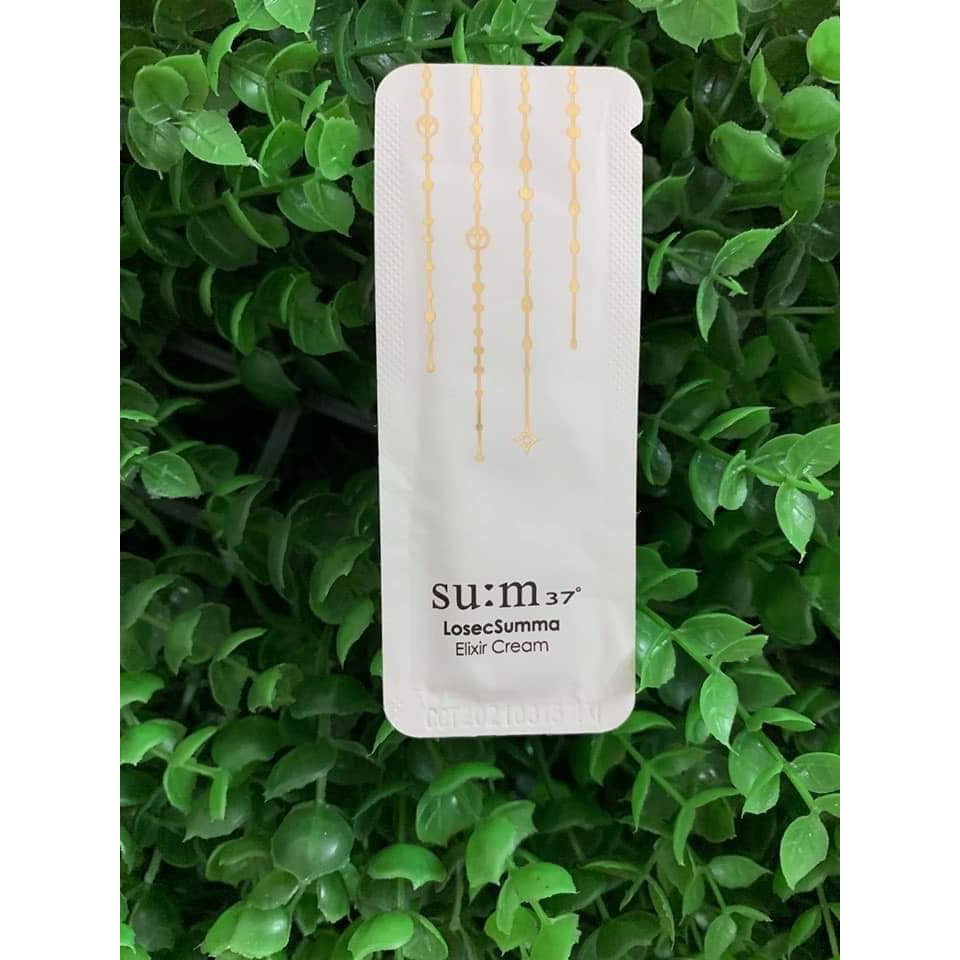 Combo 10 gói Kem dưỡng tái sinh, chống lão hóa Sum Losec - Su:m37 Losec Summa Elixir Cream