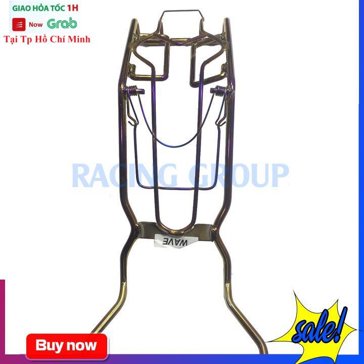 Baga Giữa Xe Máy Wave Anpha Màu Titan Tặng Kèm Bọc Chân Chống