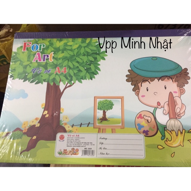Vở vẽ dán gáy A4 Hải Tiến