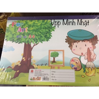 Vở vẽ dán gáy A4 Hải Tiến (20 tờ)