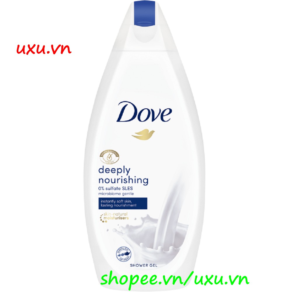 Sữa Tắm Dove Đức 500Ml Deeply Nourishing, Với uxu.vn Tất Cả Là Chính Hãng.