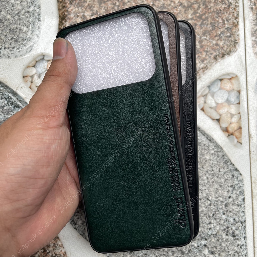 Ốp lưng da Xiaomi Poco C40 chất liệu da mềm mịn, sang trọng, bền đẹp