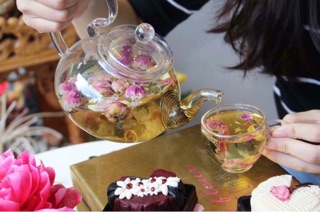 Bộ ấm chén thuỷ tinh