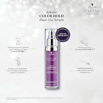 Tinh chất giữ màu tóc nhuộm ALTERNA Caviar Anti-Aging Infinite Color Hold Dual - Use Serum 50ml