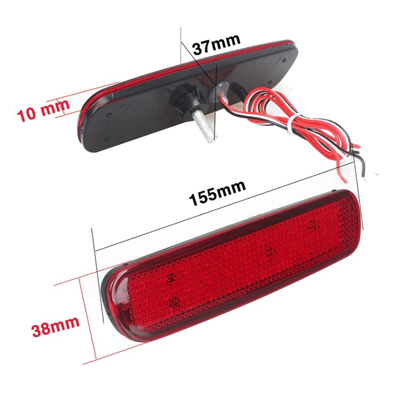 Đèn Phanh Phản Quang Gắn Đuôi Xe Hơi Toyota Land Cruiser 100 / Cygnus LX470