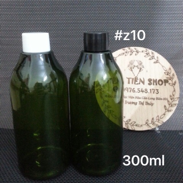 Chai nhựa xanh nắp vặn 300ml