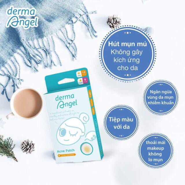 Miếng Dán Mụn Ban Ngày và Ban Đêm Derma Angel