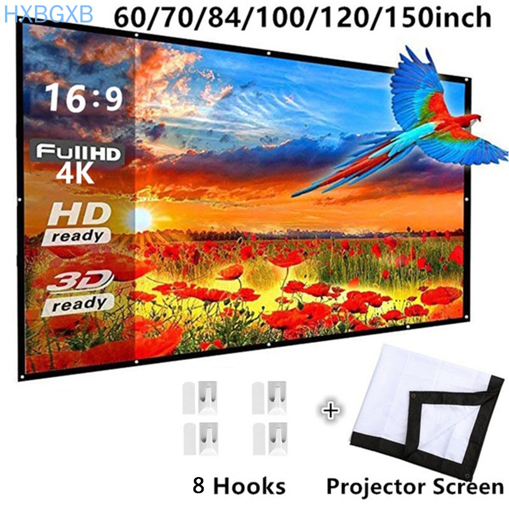 Màn Hình Chiếu 70 Inch Có Thể Gấp Gọn Tiện Dụng