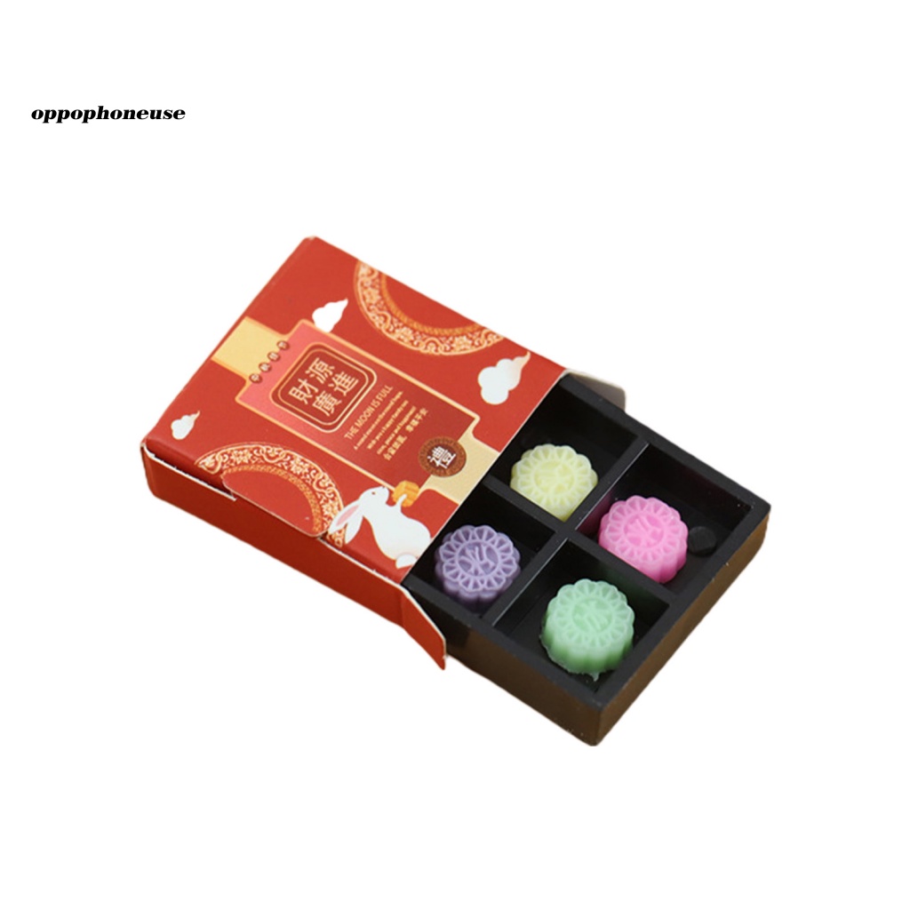 Oppo Mô Hình Bánh Trung Thu Mini Tỉ Lệ 1 / 12 Trang Trí Nhà Búp Bê