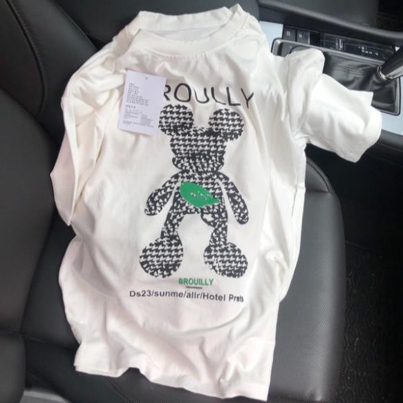 Áo phông nữ form rộng tay lỡ dáng Unisex in HÌNH GẤU ❕