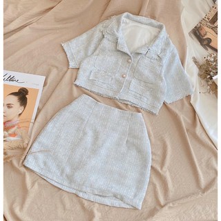 SET BỐ CROPTOP x CHÂN VÁY A 🦋
