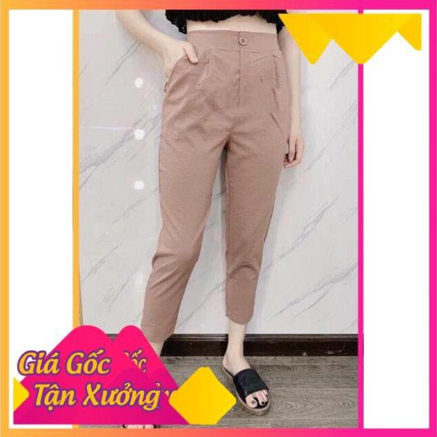 QUẦN BAGGY KHÓA TRƯỚC CHUN SAU CHẤT ĐŨI NHẸ MÁT NHIỀU MÀU THỜI TRANG BANAMO FASHION QUẦN BAGGY ĐŨI 821