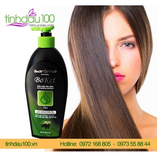 Dầu gội bồ kết trị gàu, ngăn rụng tóc Saroma 700ml