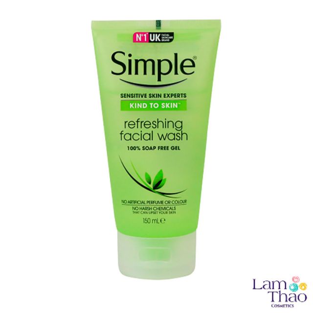 Combo 2 sữa rửa mặt simple