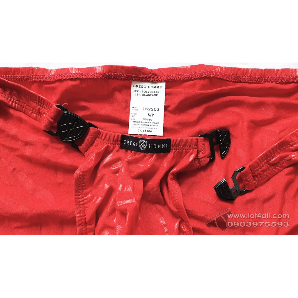 [CHÍNH HÃNG] Quần lót nam Gregg Homme 162203 Hookt Brief Red