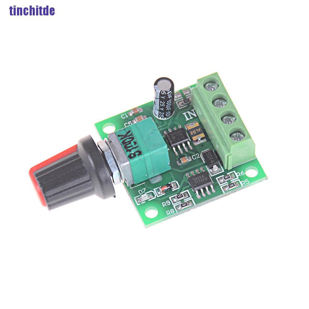 [Tinchitde] 1.8V 3V 5V 6V 12V 2A Low Voltage Motor Speed Controller Pwm 1803B M216 [Tin]